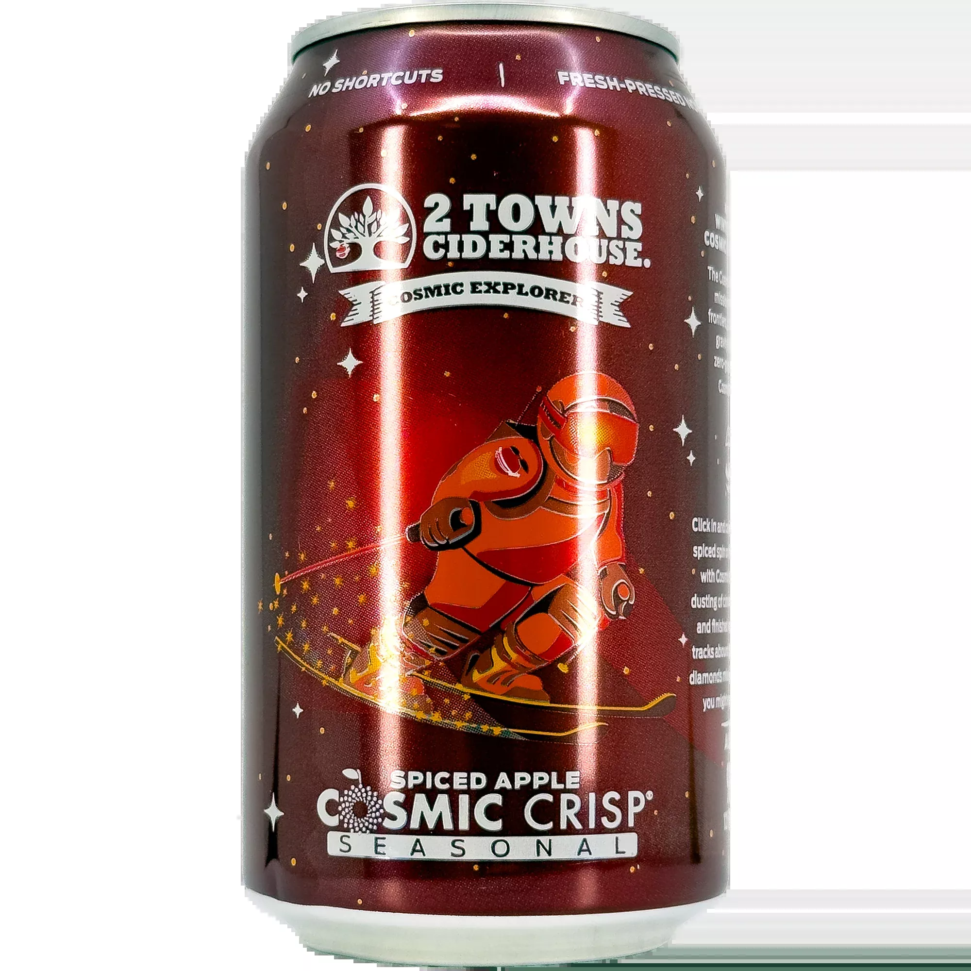 2 Towns Ciderhouse 'Spiced Apple Cosmic Crisp' Cider, Oregon