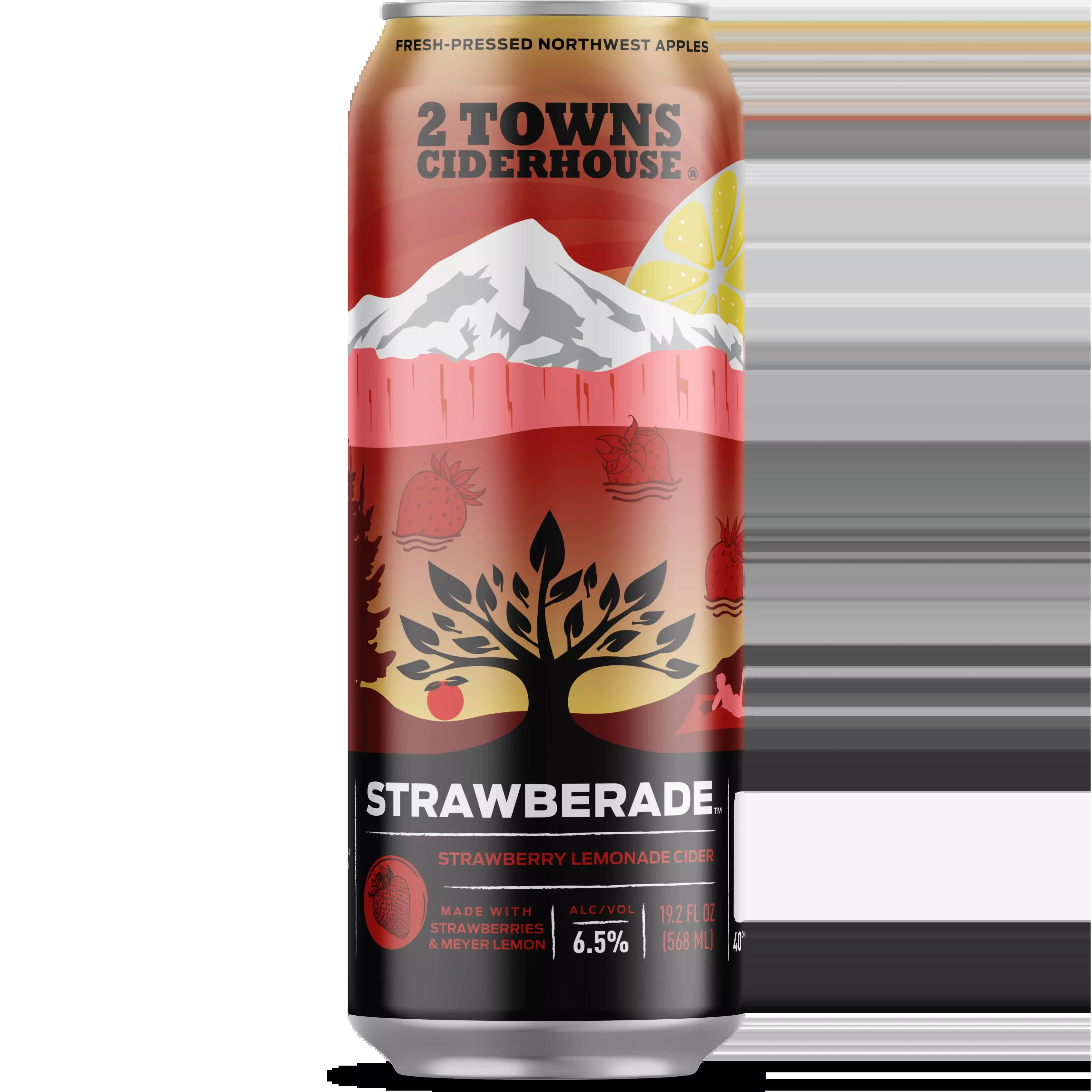2 Towns Ciderhouse 'Strawberade' Strawberry - Lemonade Cider, Oregon