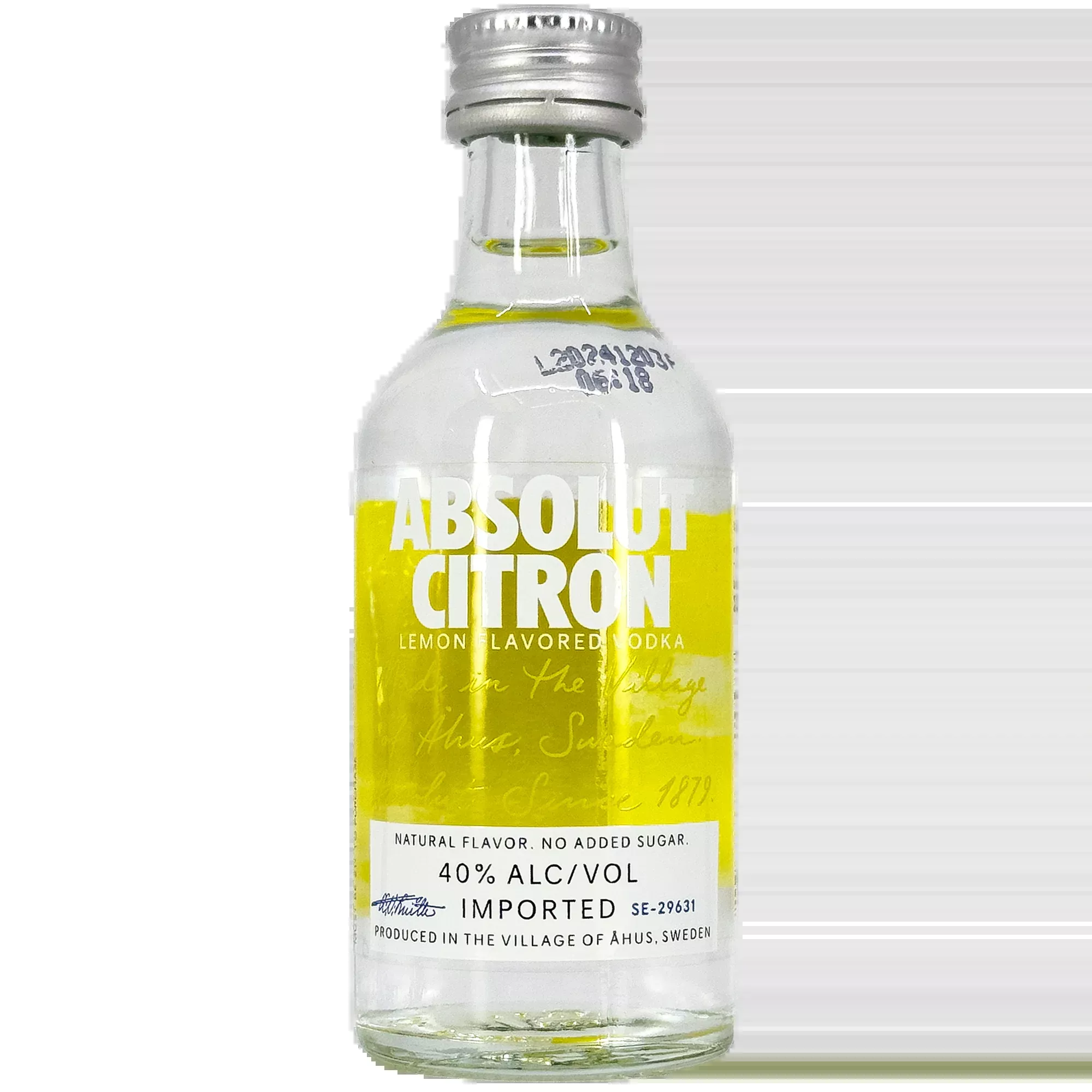 Absolut Citron Lemon Flavored Vodka, Sweden