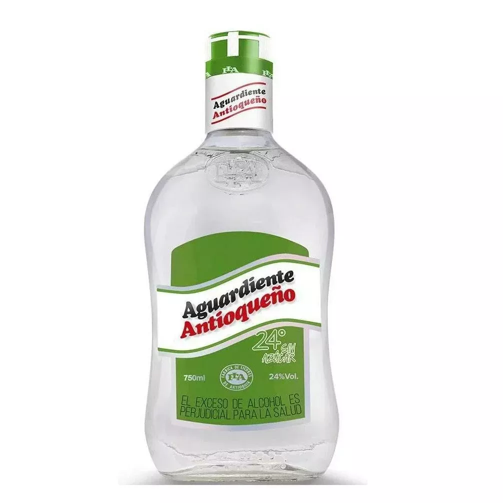 Aguardiente Antioqueno Sin Azucar 24