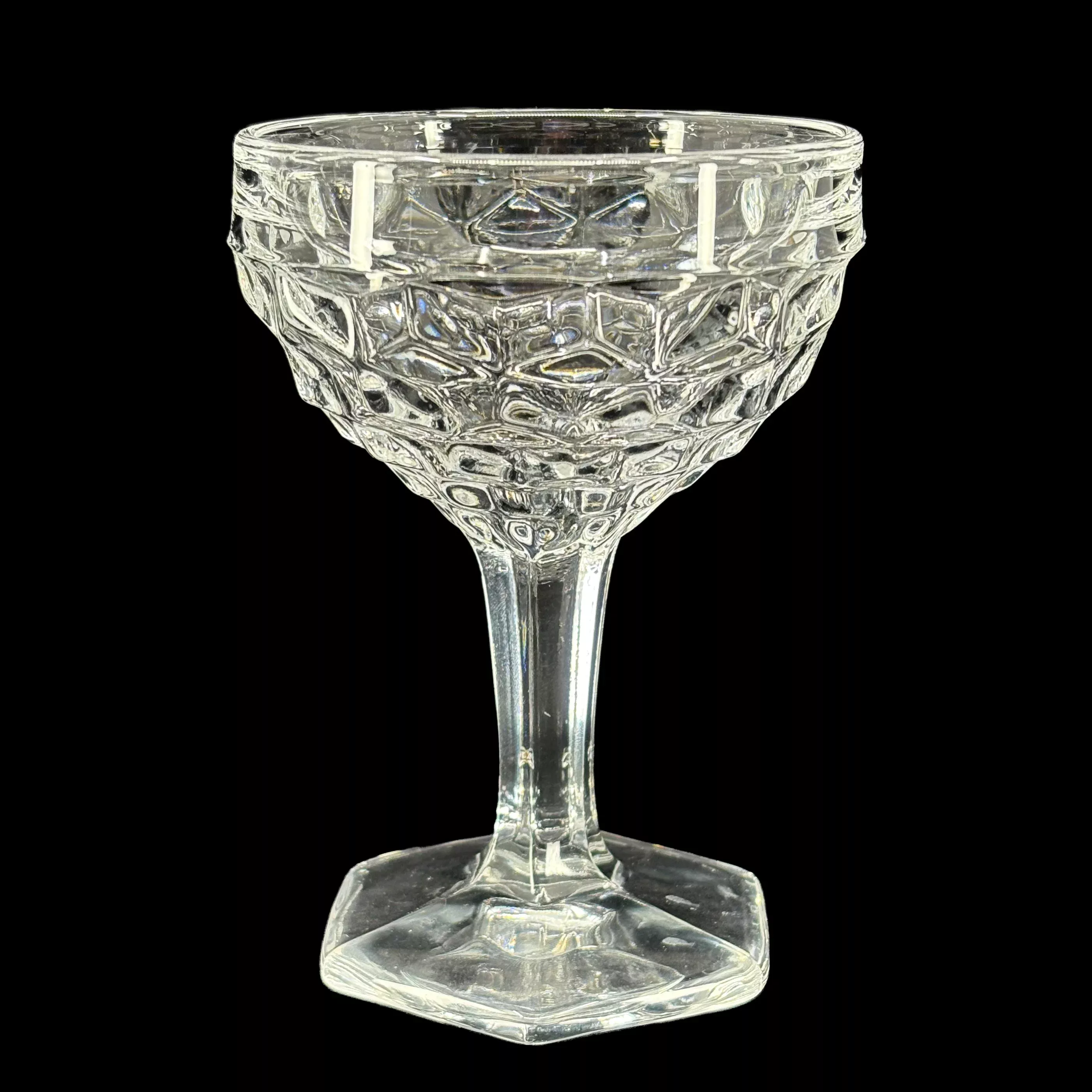 American Clear Tall Sherbet Glass by Fostoria