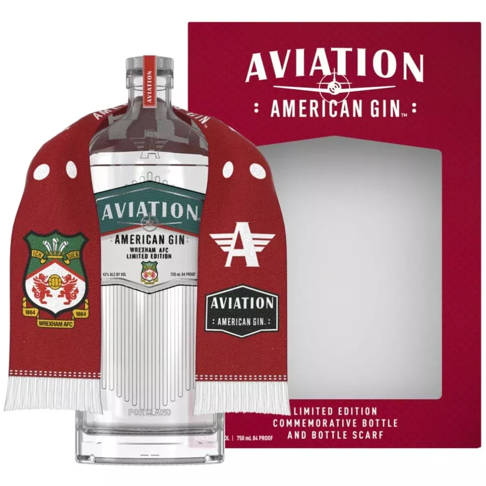 Aviation Gin 750mL w/ AFC Scarf Gift Set
