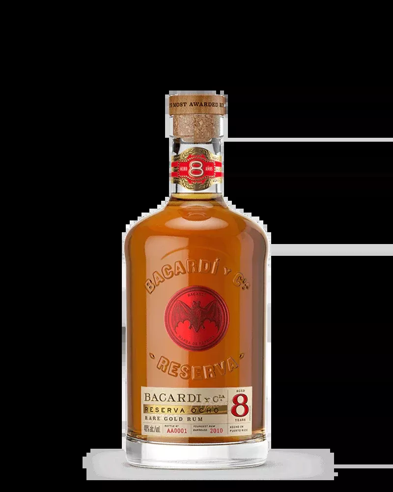 Bacardi Rum Gold Reserva Ocho 8yr 750mL