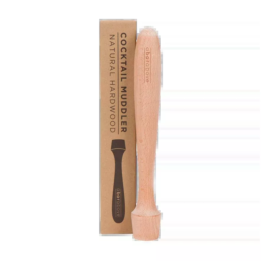 A Bar Above Extra Long Natural Hardwood Cocktail Muddler