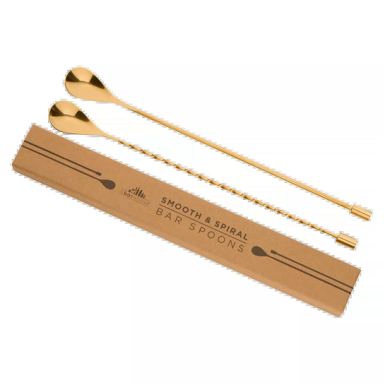 A Bar Above Gold Bar Spoons
