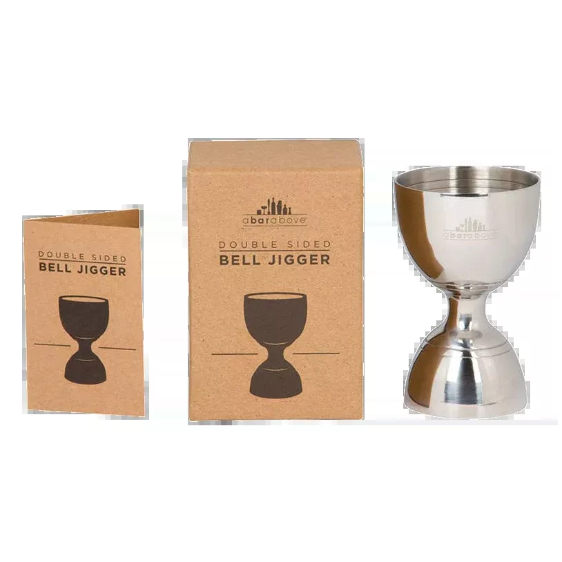 A Bar Above Stainless Steel Bell Jigger