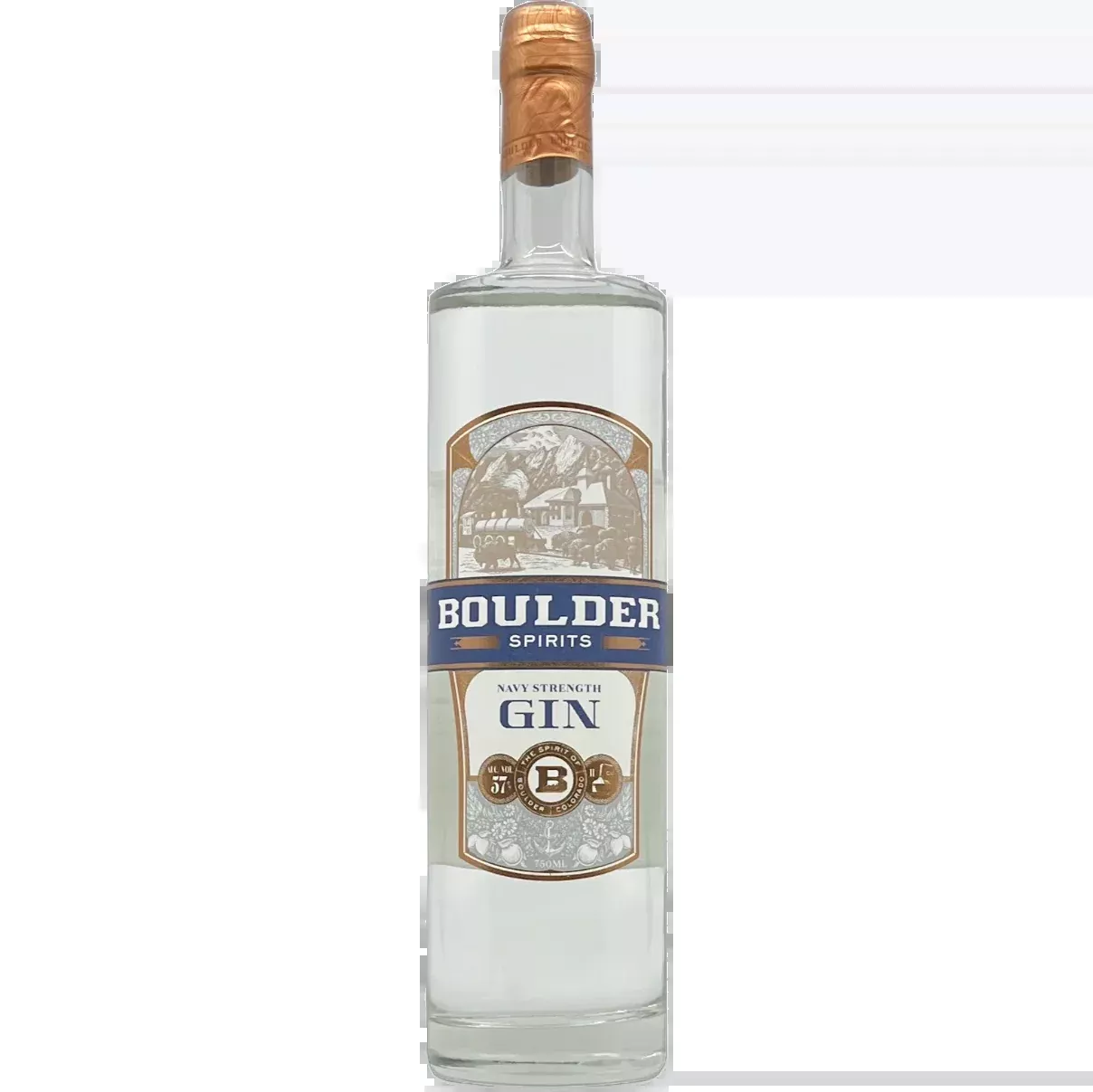 Boulder Spirits Navy Strength Gin, Colorado