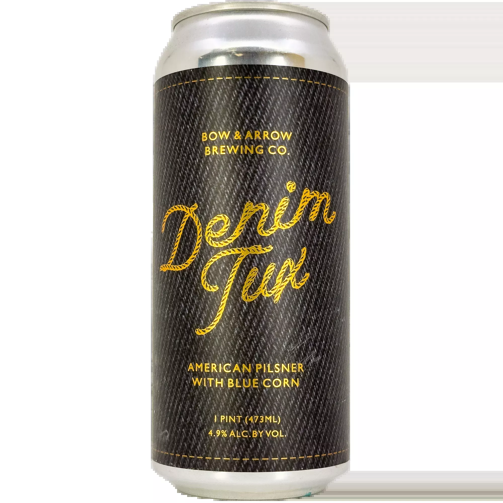 Bow & Arrow Brewing 'Denim Tux' Blue Corn American Pilsner Beer, New Mexico