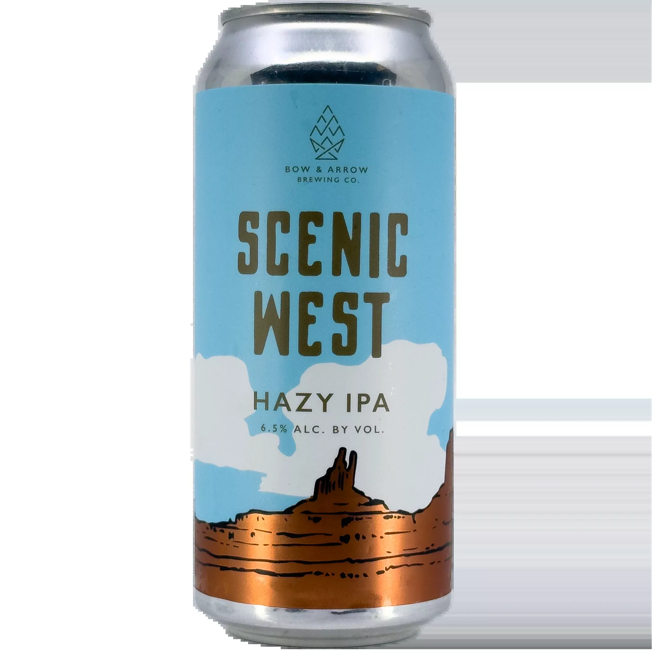 Bow & Arrow Brewing 'Scenic West' Hazy IPA Beer, New Mexico