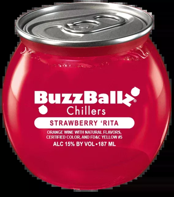 BuzzBallz Chillers Strawberry 'Rita 187mL