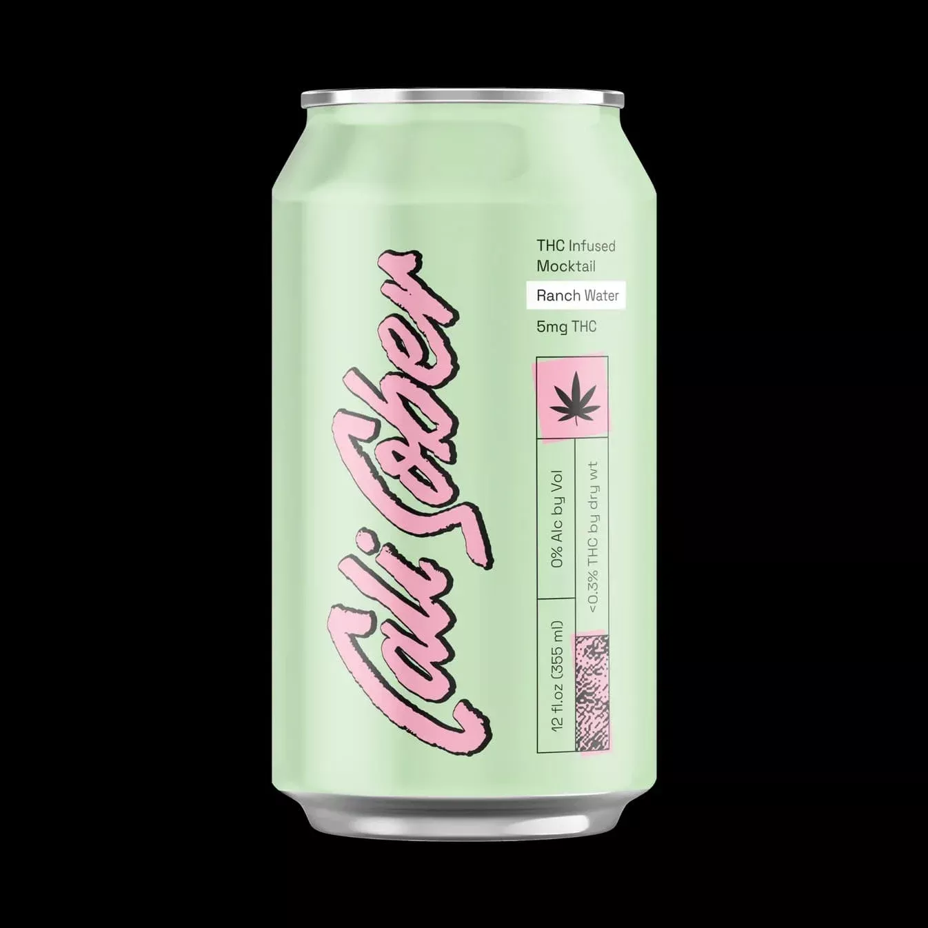 Cali Sober Ranch Water – 5mg THC Sparkling Drink