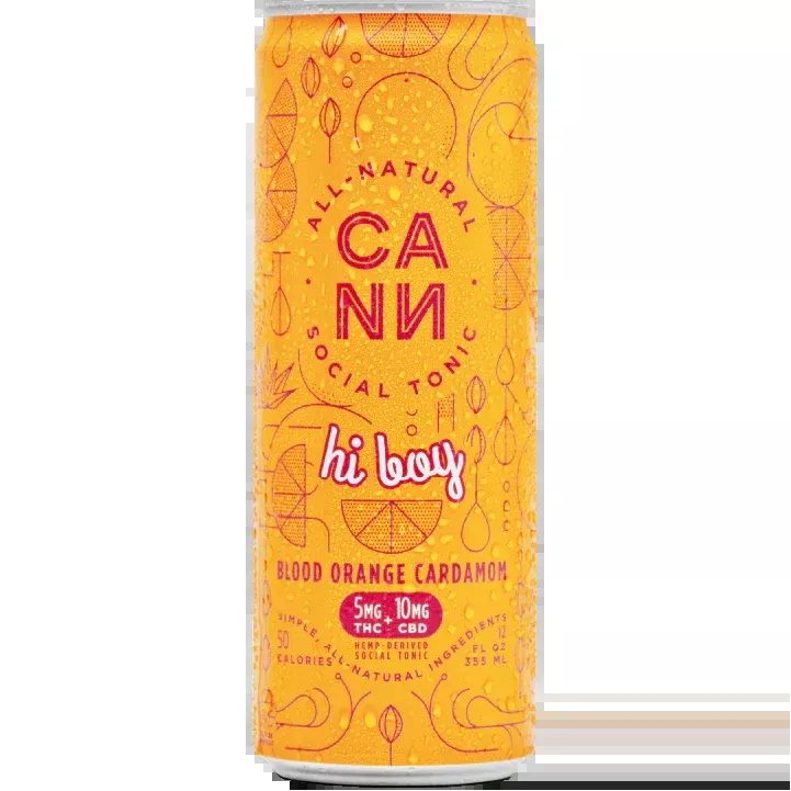 CANN 'Lo Boy' Blood Orange Cardamom Cannabis Social Tonic, California