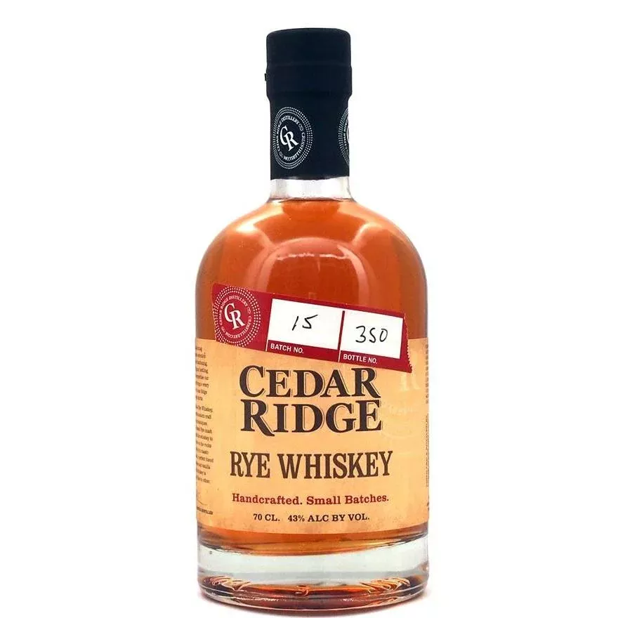 Cedar Ridge Rye Whiskey