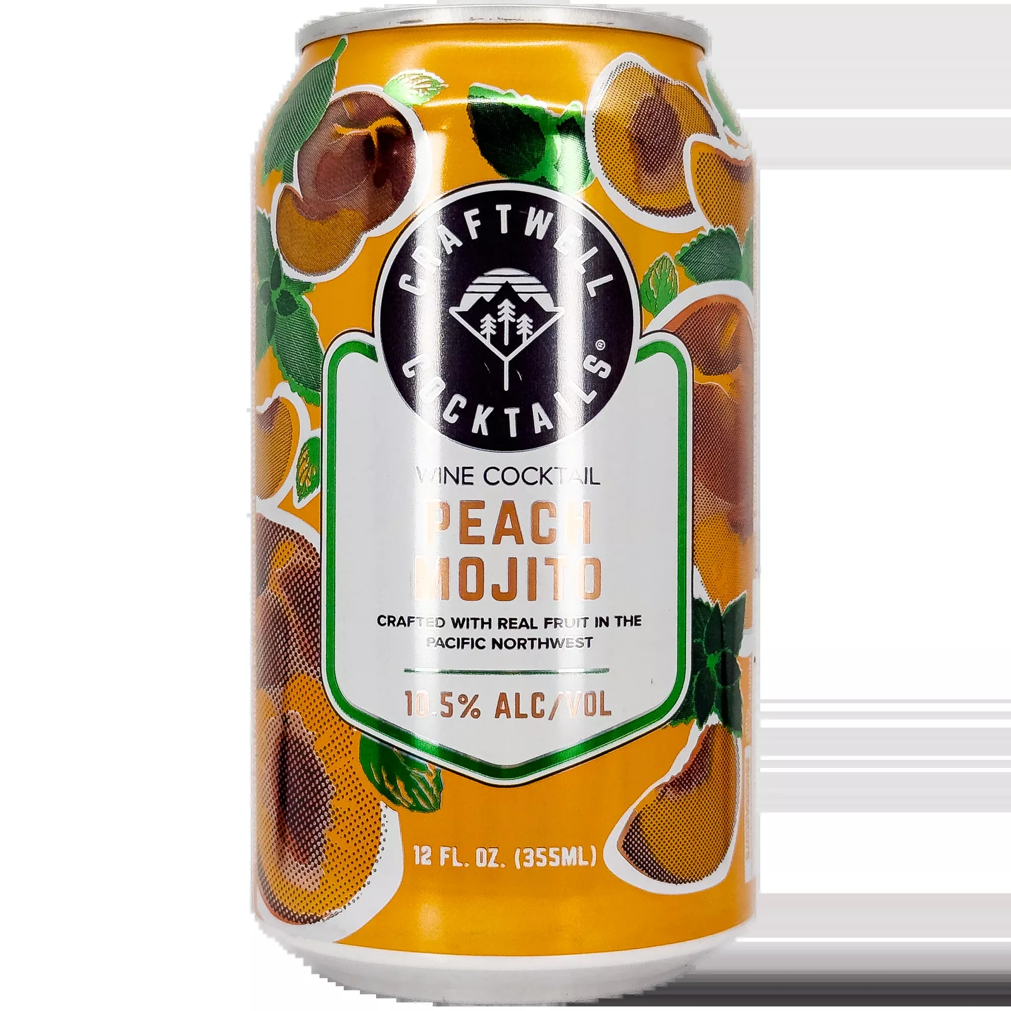 Craftwell Peach Mojito Wine Cocktail, Oregon