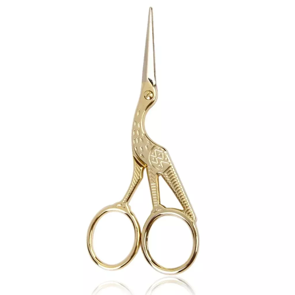 Crane Gold-Tone Bud Scissors – Rogue Paq Compact Trimming Tool