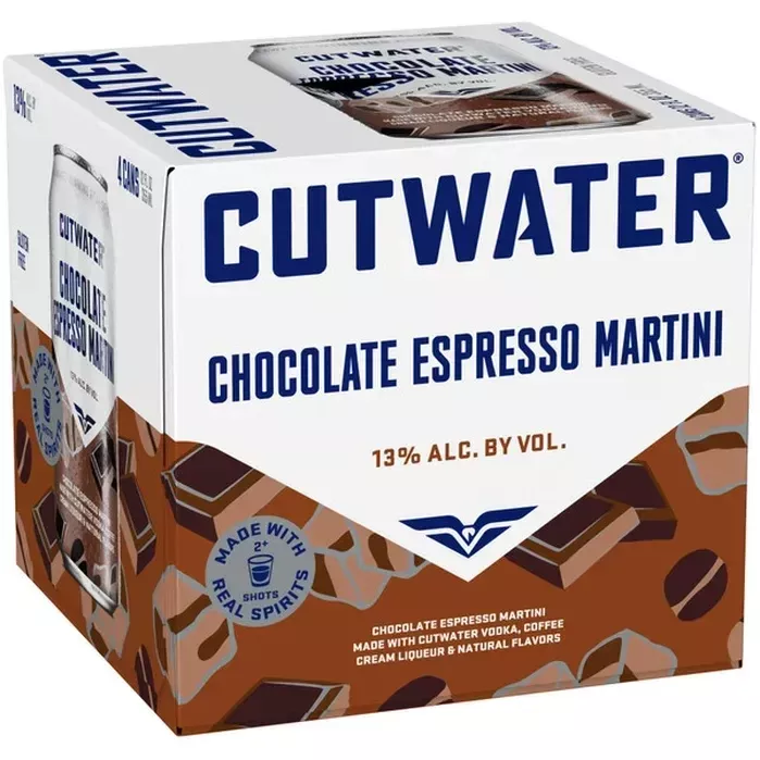 Cutwater Chocolate Espresso Martini 12oz 4pk