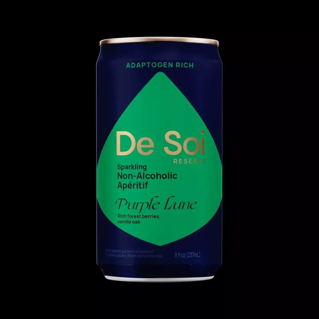 De Soi Purple Lune – Non-Alcoholic Botanical Drink (8oz)