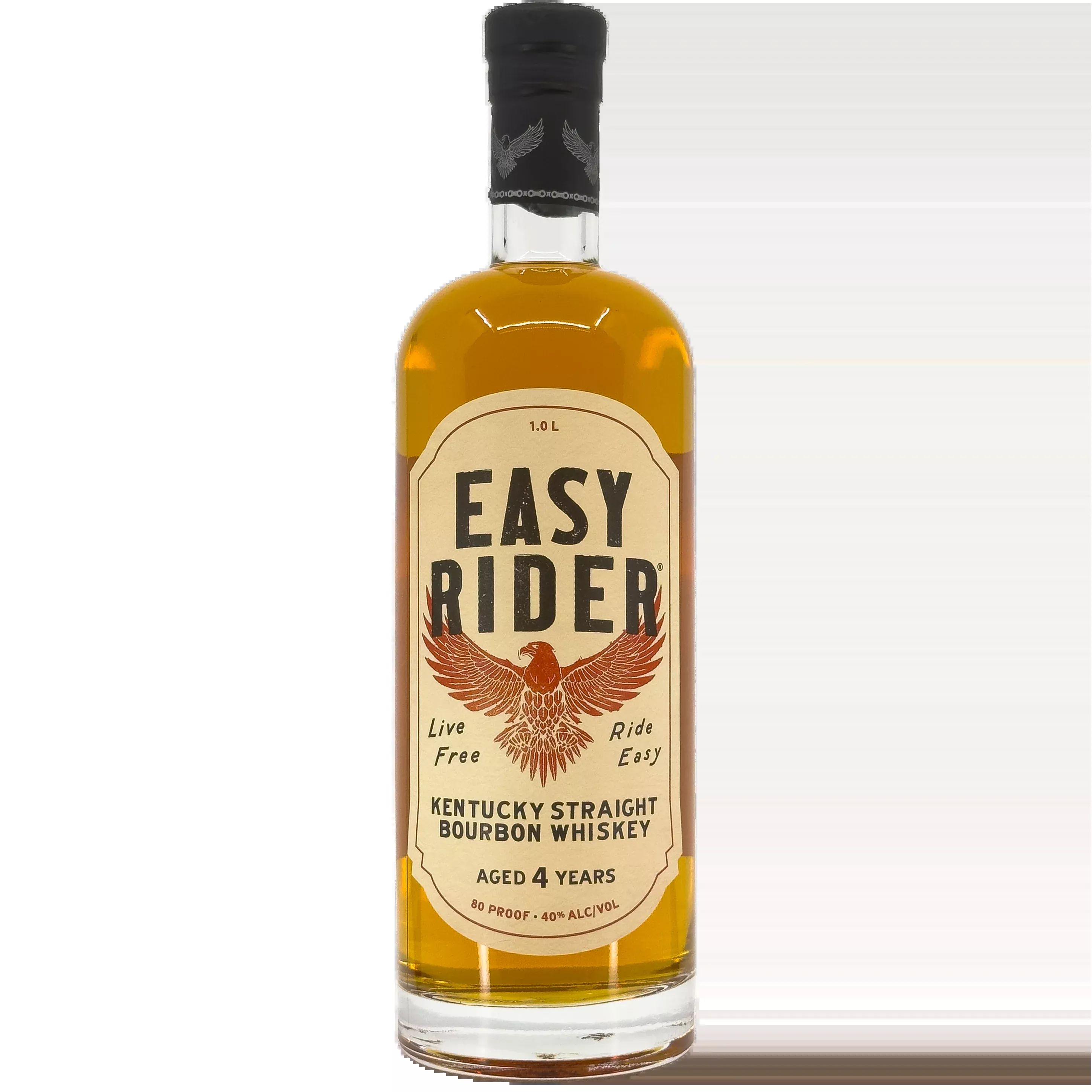 Easy Rider 4 Year Old Straight Bourbon Whiskey, Kentucky