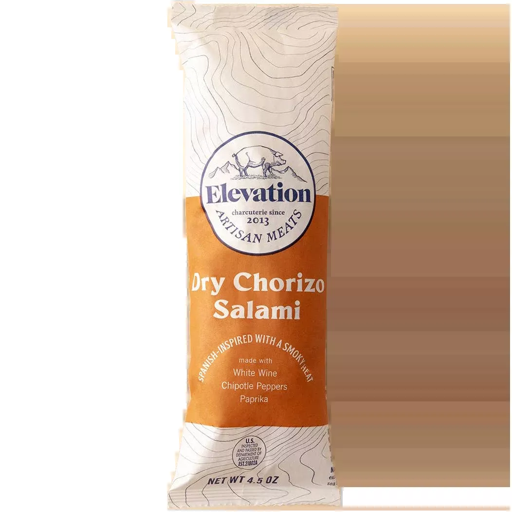 Elevation Meats Dry Chorizo Salami, Colorado