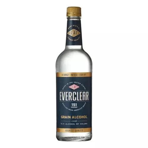 Everclear 151 Prop Grain Alcol -750ml