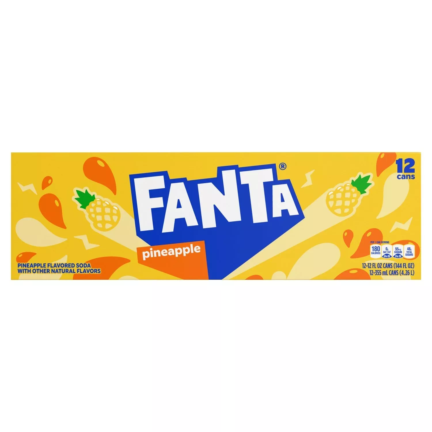 Fanta Pineapple 12oz 12pk