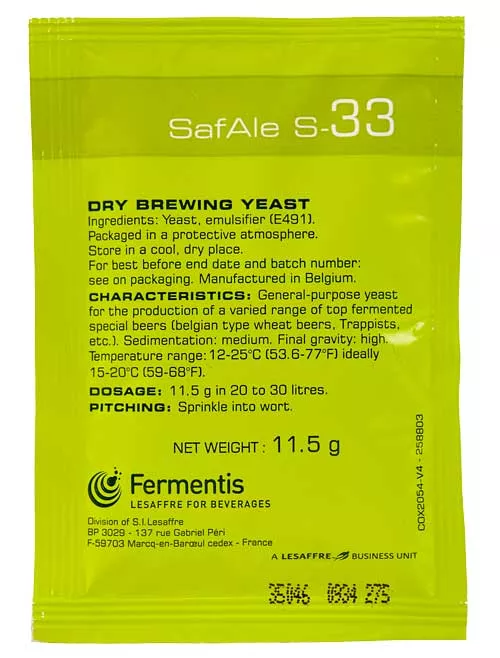 Fermentis SafAle™ S-33 Yeast