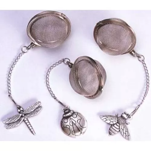"garden Dwellers" Pewter Tea Infuser