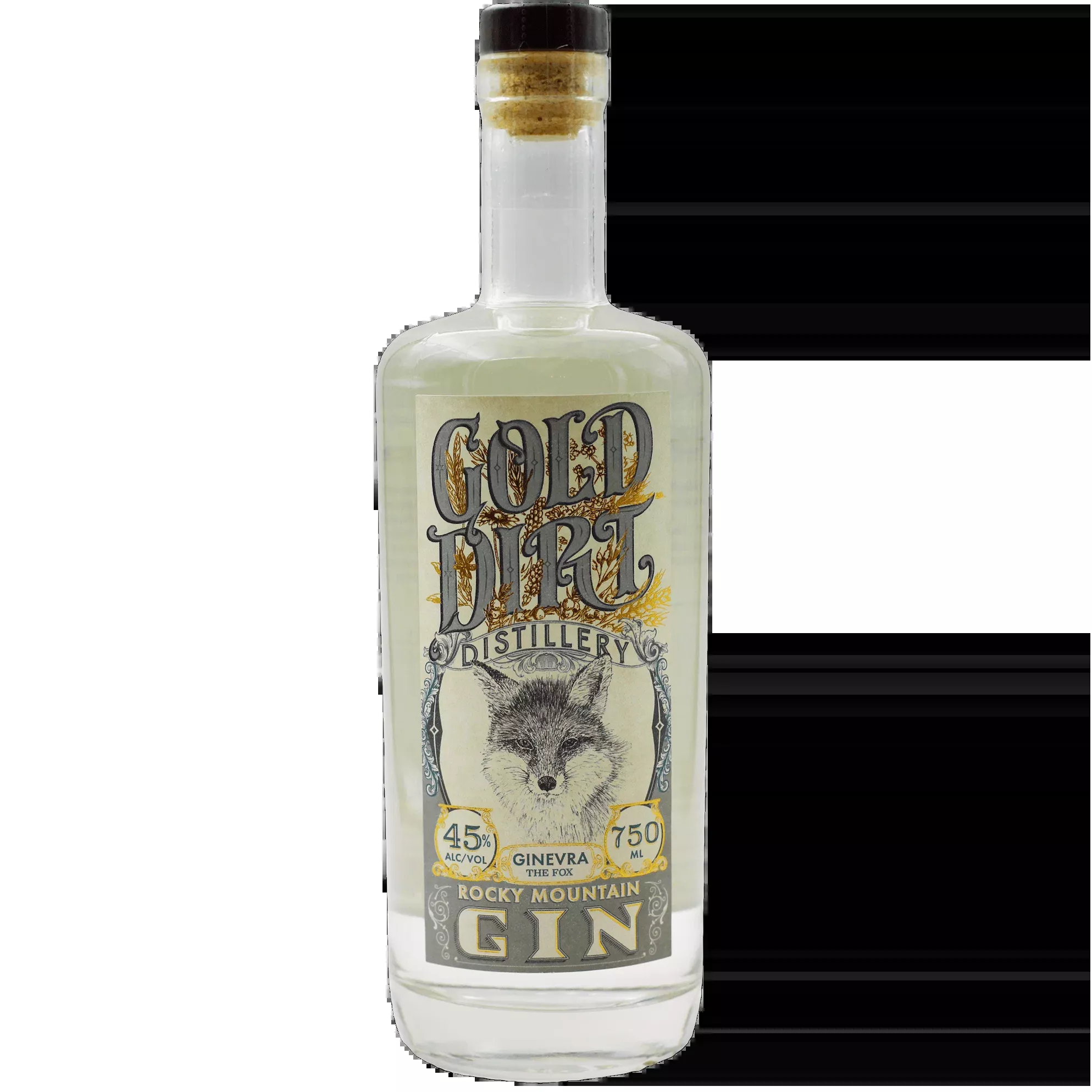 Gold Dirt Distillery 'Ginevra The Fox' Rocky Mountain Gin, Colorado