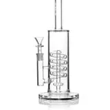 GRAV Clear Coil Showerhead Water Pipe | Smooth Cooling Glass Bong