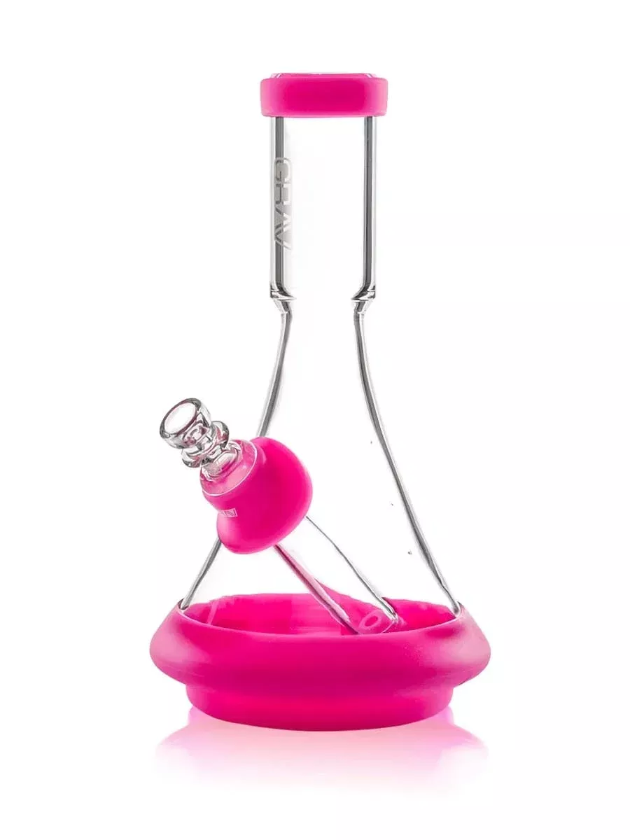 GRAV Deco Beaker – Glass & Silicone Hybrid Bong