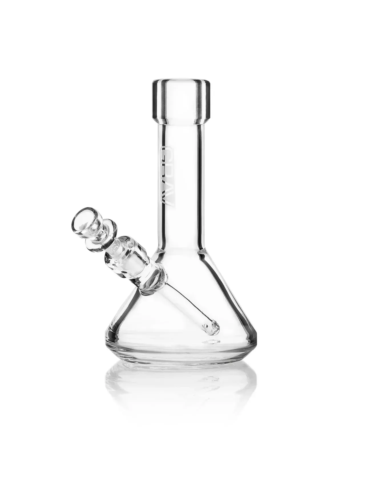 GRAV Mini Beaker Water Pipe – 6” Compact Glass Bong