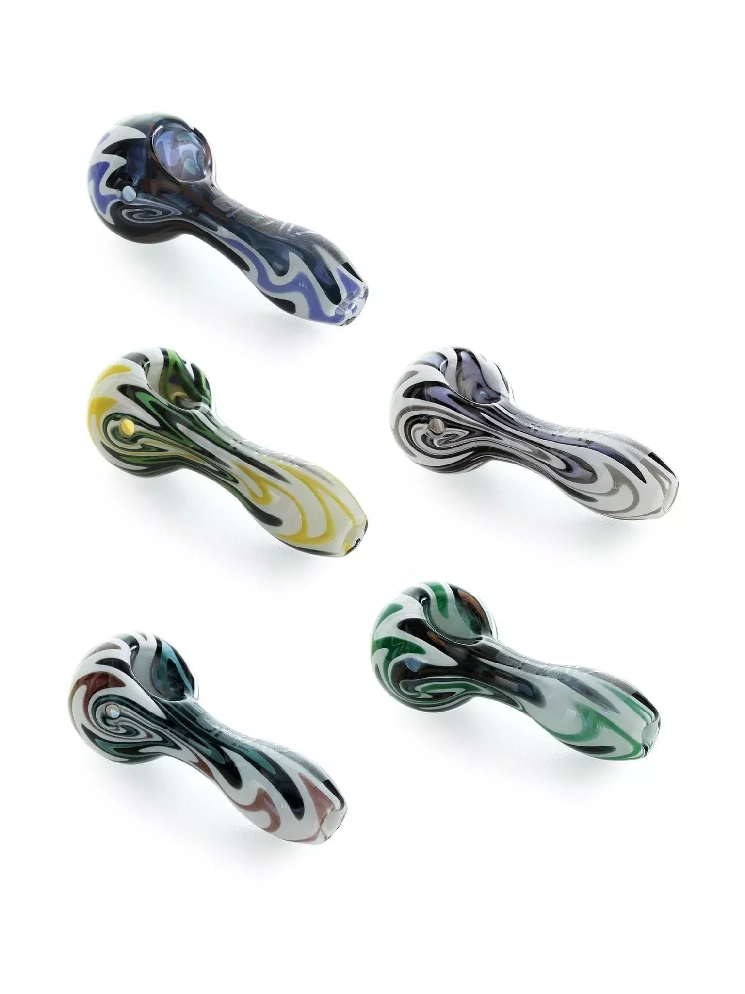 GRAV WigWag Spoon | Handcrafted Color Glass Pipe