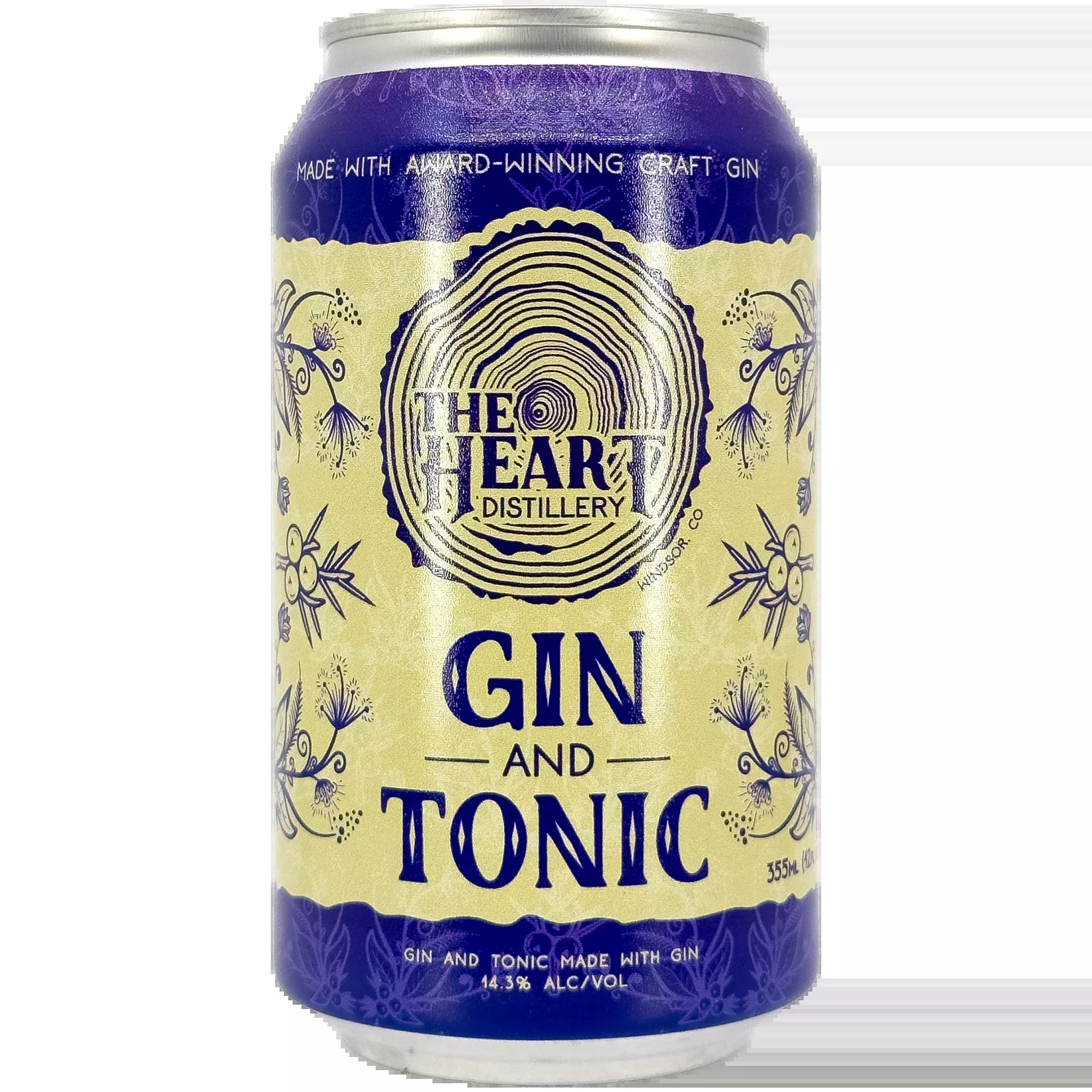 The Heart Distillery 'Gin and Tonic' Cocktail, Colorado