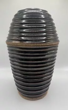 Honey Comb Lidded Container – 8” Handcrafted by Mike Teal