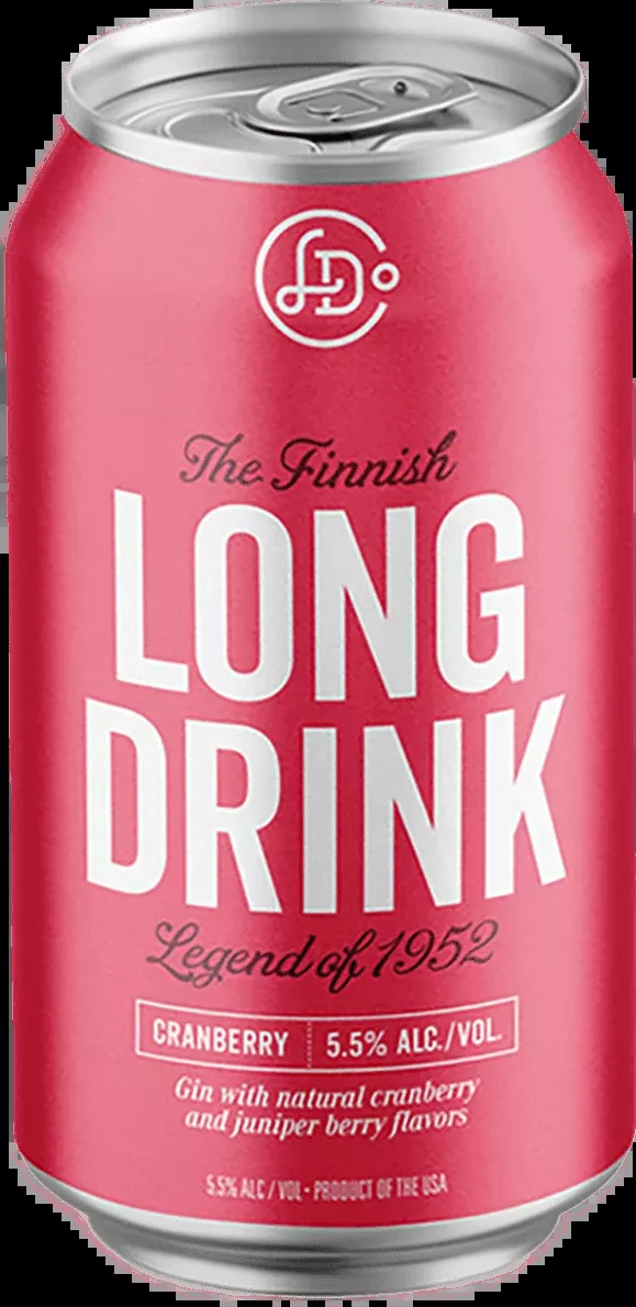 Long Drink Cocktails Cranberry 12oz 6pk