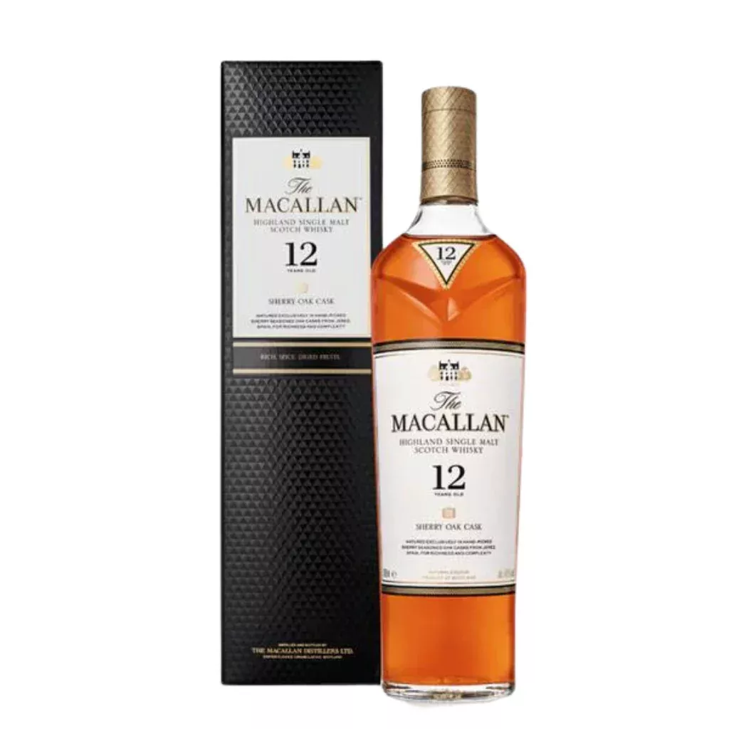 Macallan 12Yr Sherry Oak Single Malt Scotch