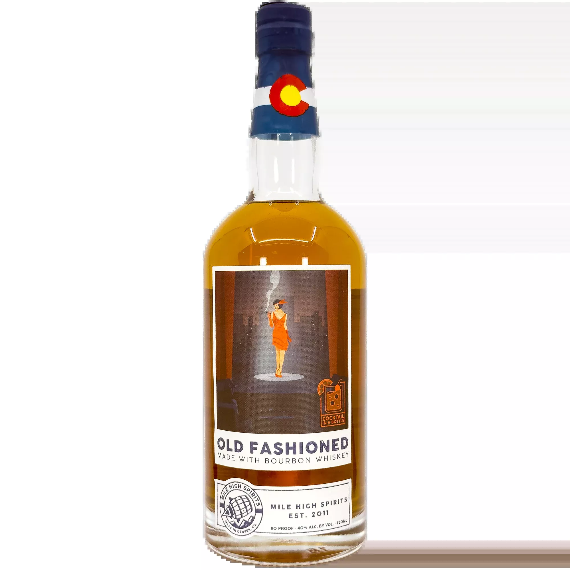 Mile High Spirits Fireside Old Fashioned Cocktail, Colorado