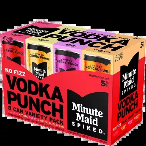 Minute Maid Spiked Vodka Punch Variety 8pk 355mL CN RTD