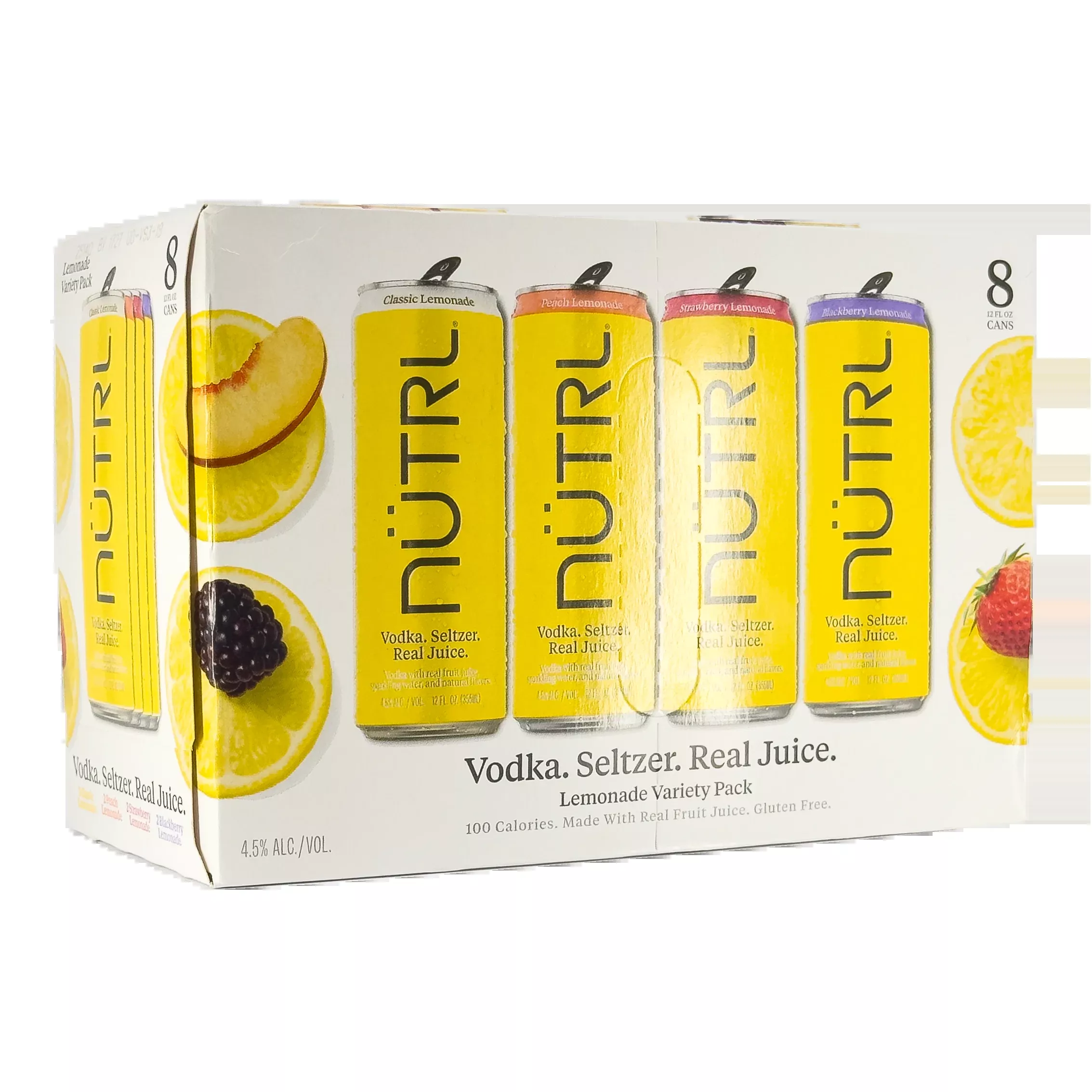 Nutrl Lemonade Vodka Seltzer 'Lemonade Variety Pack', Canada