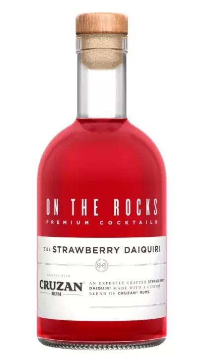 On The Rocks Strawberry Daquiri Cocktail