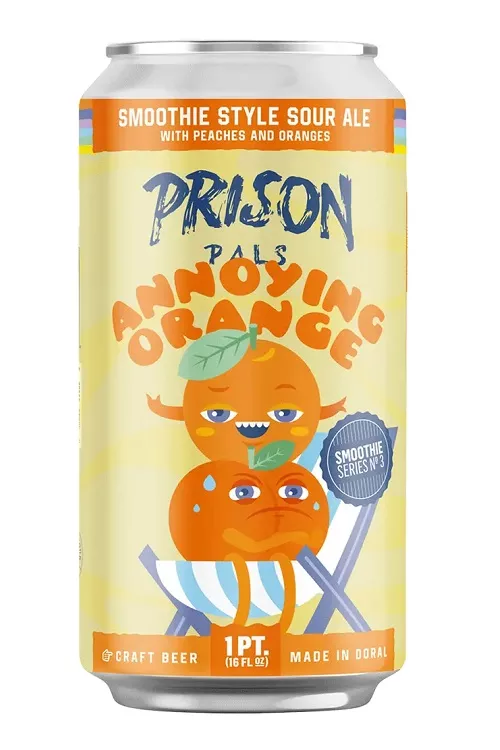 Prison Pals Annoying Orange Smoothie Style Sour Ale 4pk