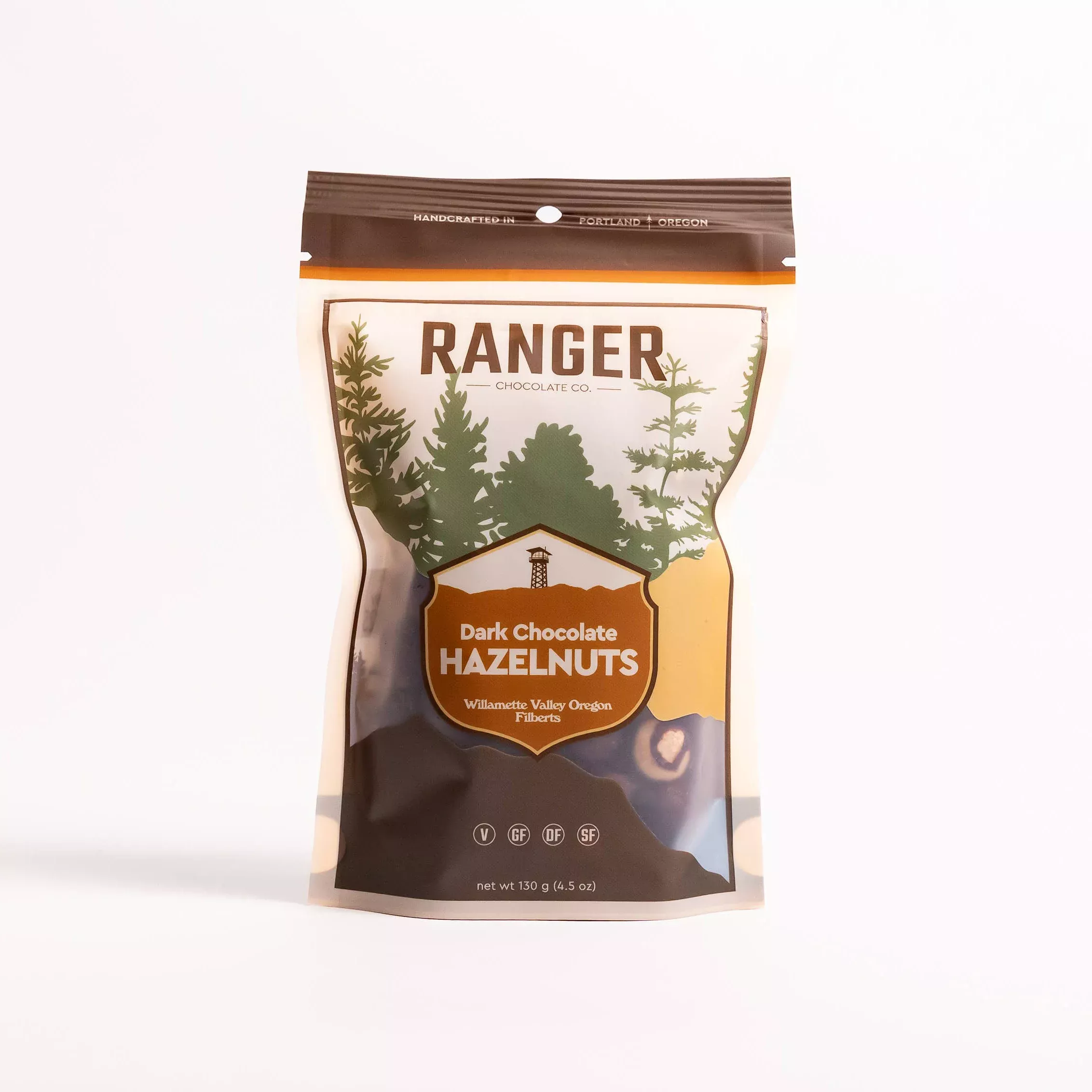 Ranger Chocolate Co. Dark Chocolate Hazelnuts, Oregon