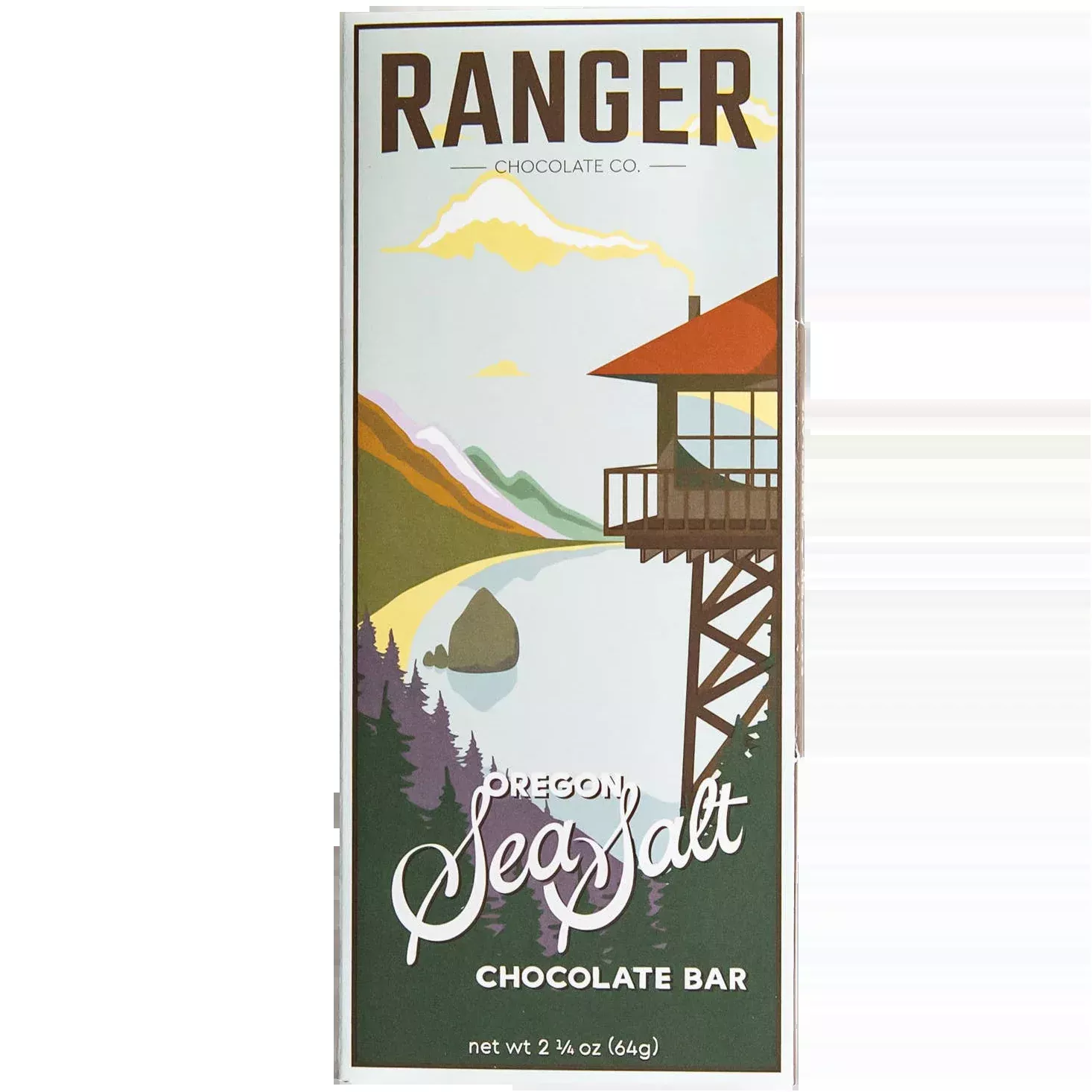 Ranger Chocolate Co. Oregon Sea Salt Chocolate Bar, Oregon