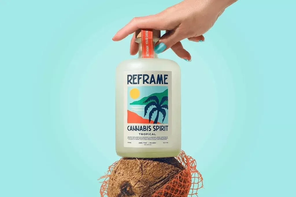 Reframe D9 Tropical – Alcohol-Free Cannabis Spirit