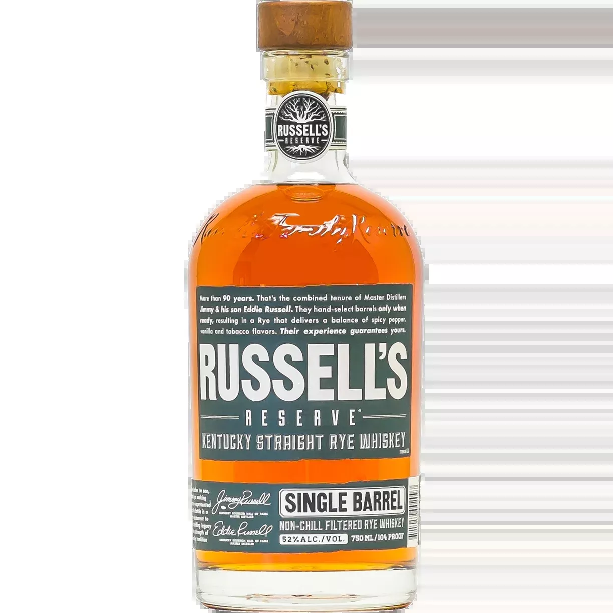 Russell's Reserve Single Barrel Straight Rye Whiskey 104 Proof, Kentucky