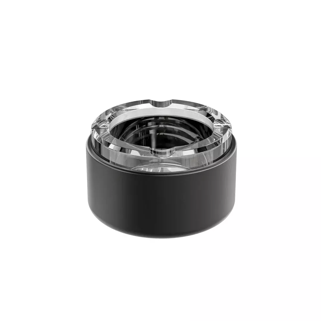 Smoke Honest Ashtray – Portable Glass with Silicone Lid
