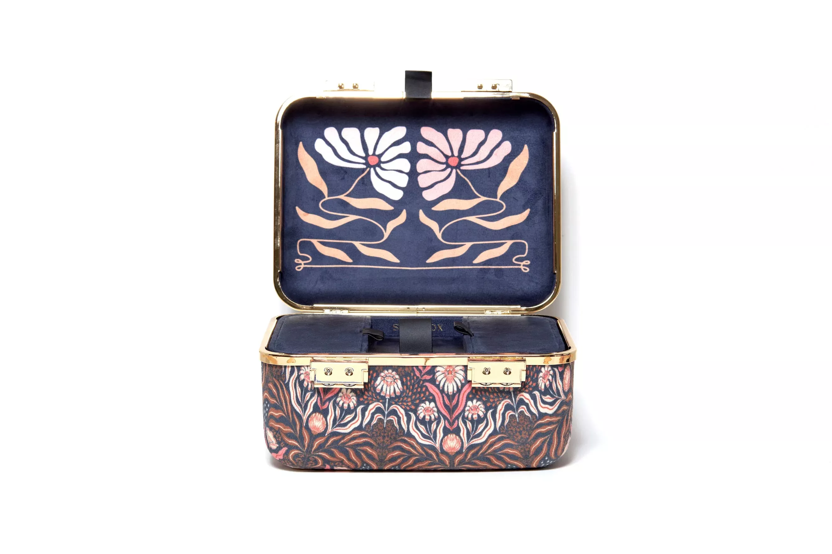 Snugbox Boho Nouveau – Luxe Smell-Proof Stash Box with Dual Locks