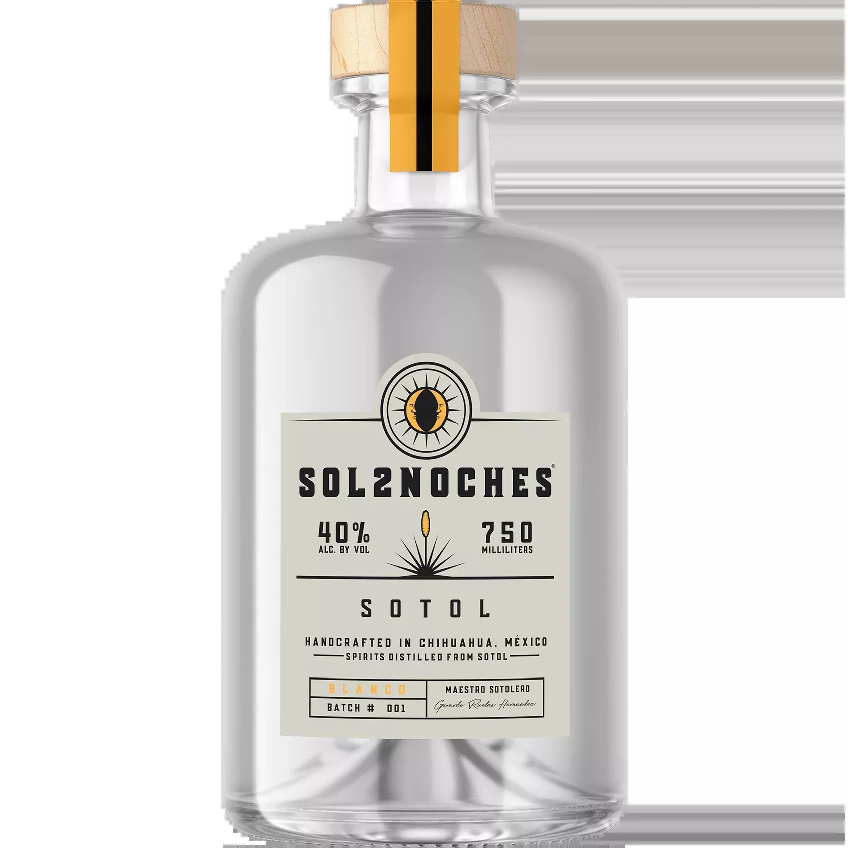 Sol2Noches 'Batch #001' Blanco Sotol, Chihuahua, Mexico