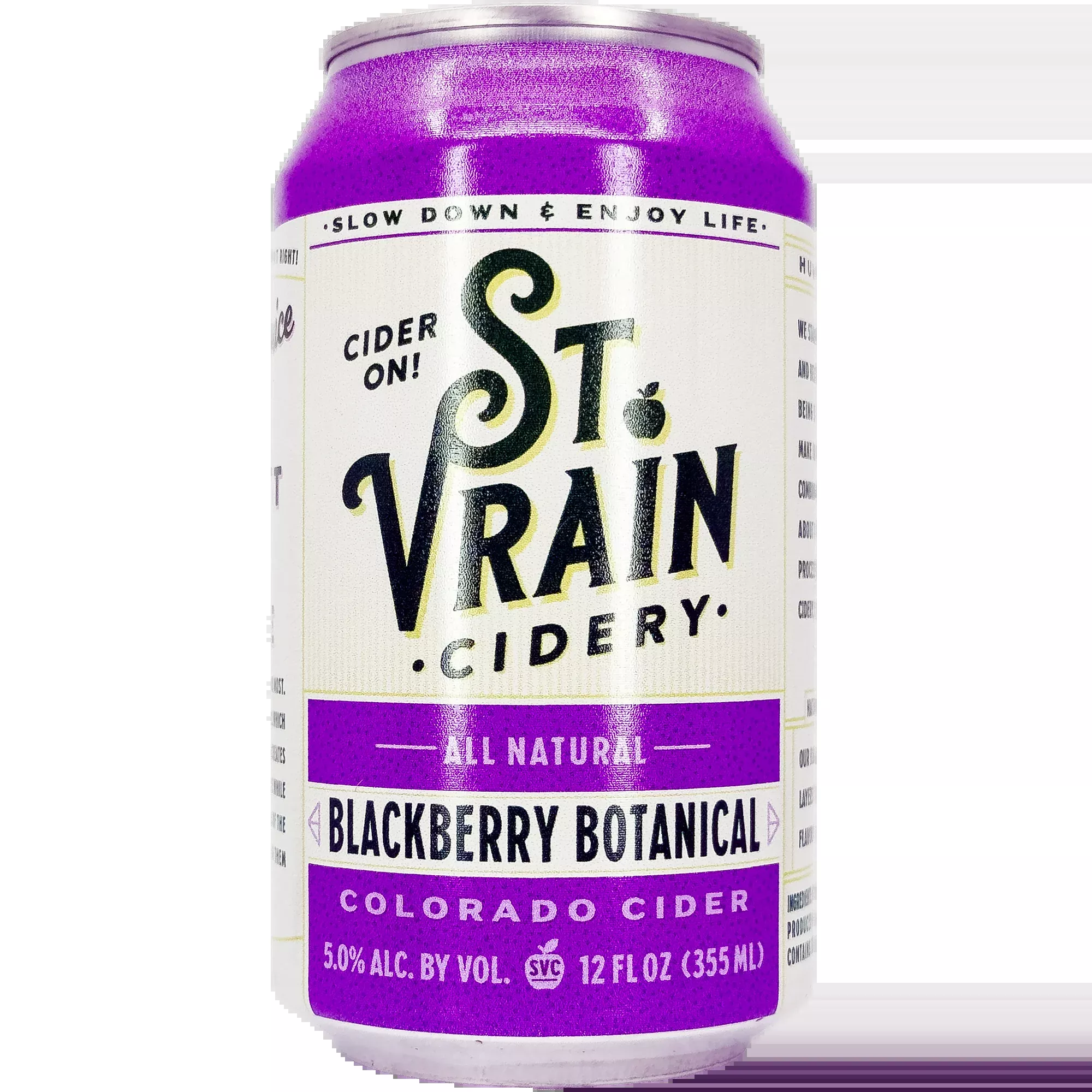 St. Vrain Cidery Blackberry Botanical Cider, Colorado