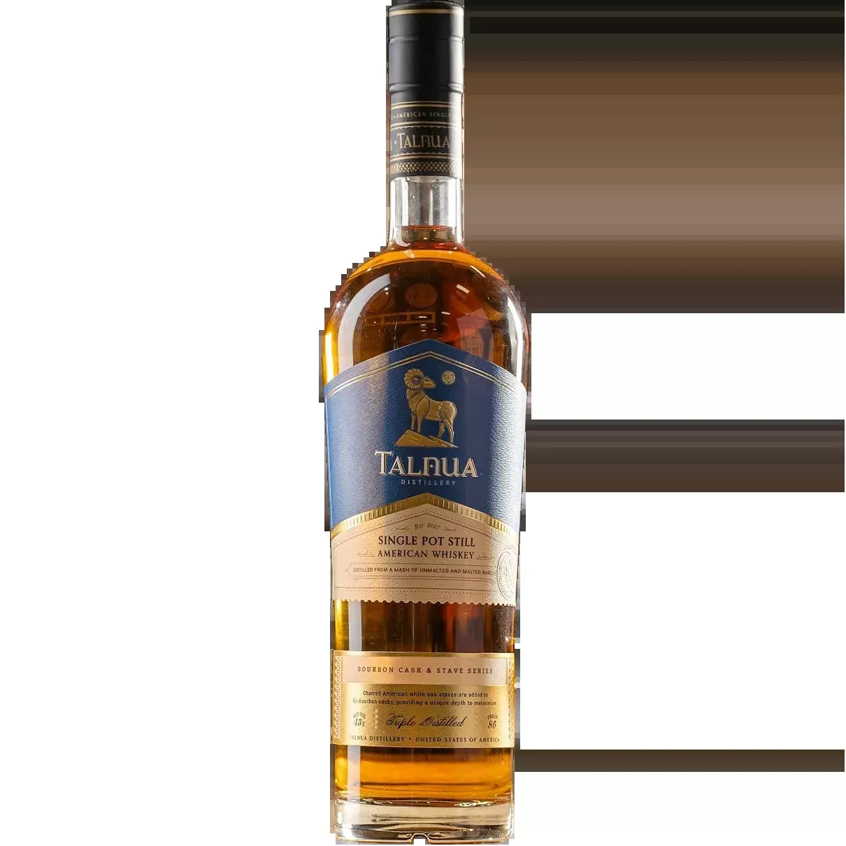 Talnua Distillery 'Bourbon Cask & Stave Series' Single Pot Still American Whiskey, Colorado, USA